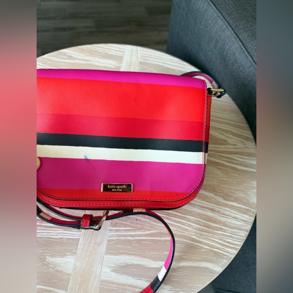 Kate Spade|Limited Edition Stacy Lauren Way Bonita Stripe Crossbody Bag•••As Is* - Picture 4 of 16
